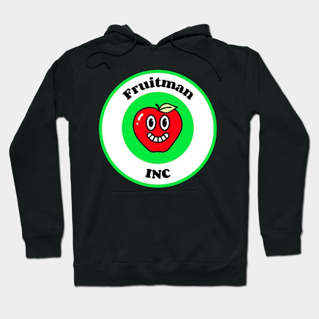 Fruitman INC Apple Hoodie by KaPowTees